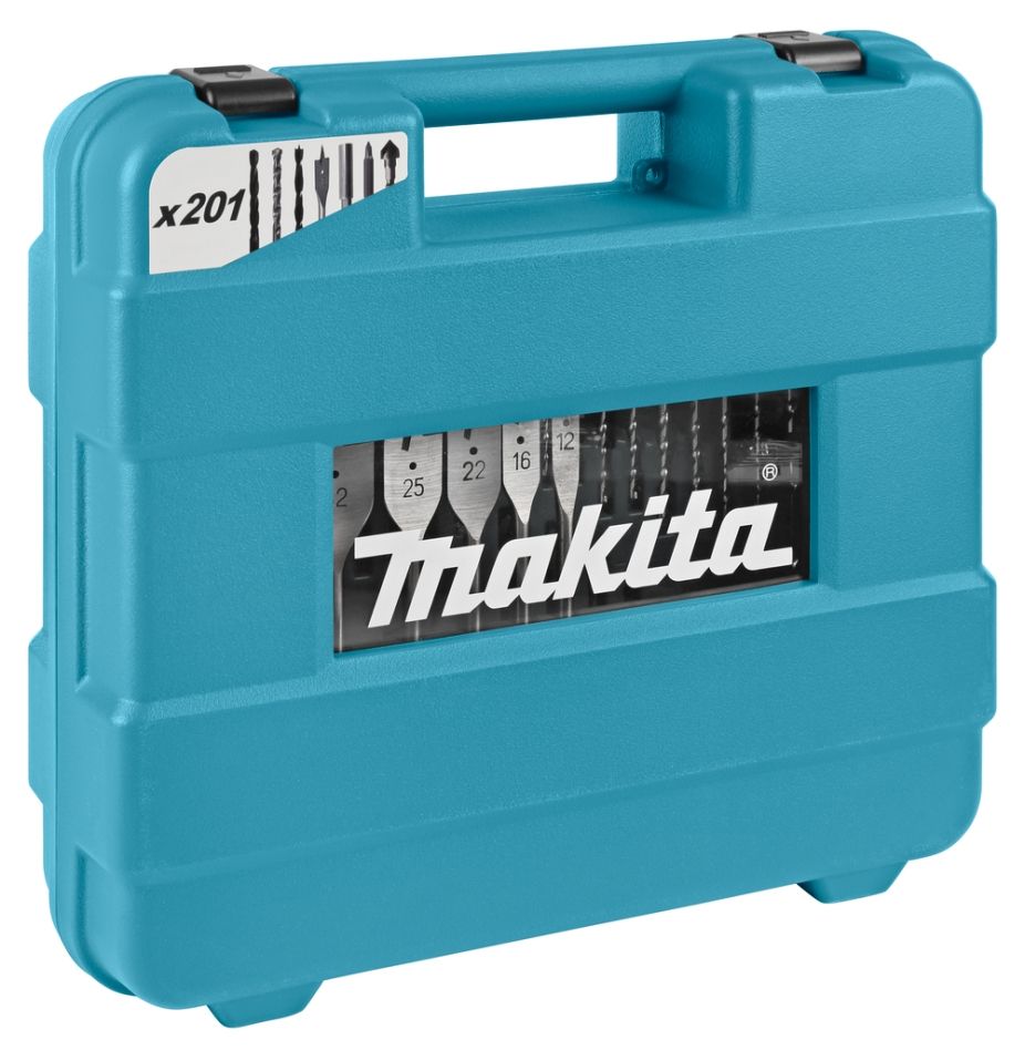 Makita Tilbehør D-47260 201-delt bore- og bitsæt i kuffert