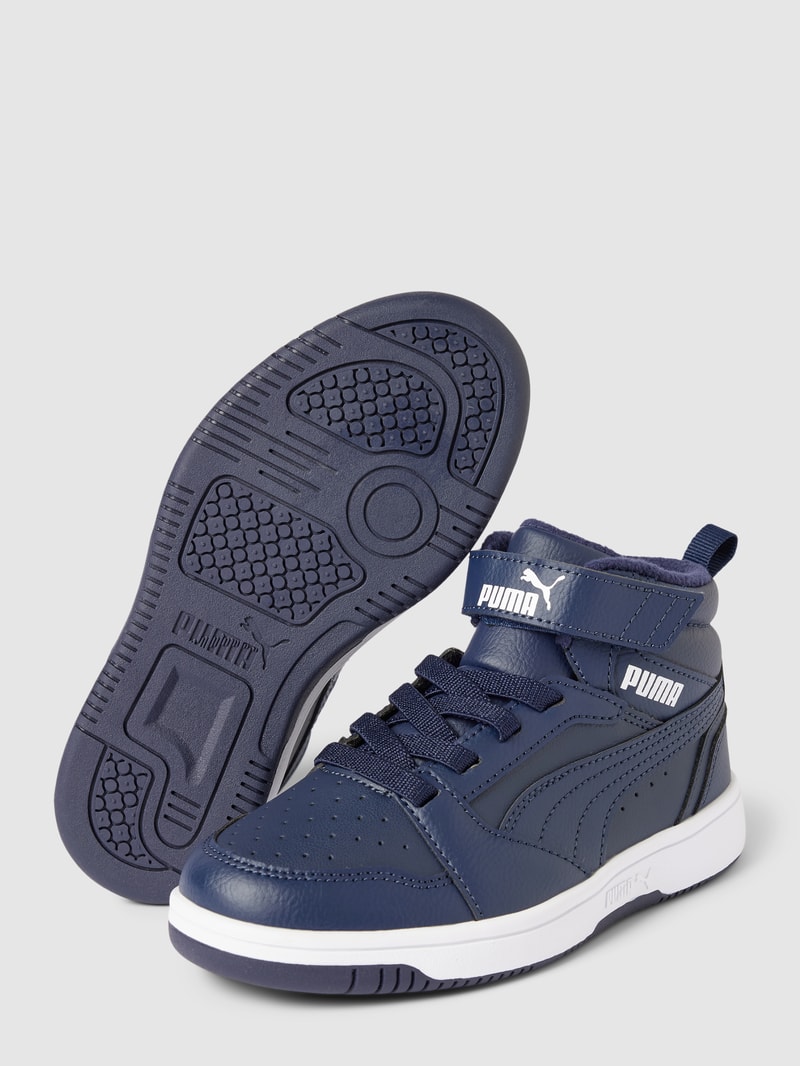 High Top Sneaker mit Label-Details Modell 'Rebound V6 Mid' in marineblau