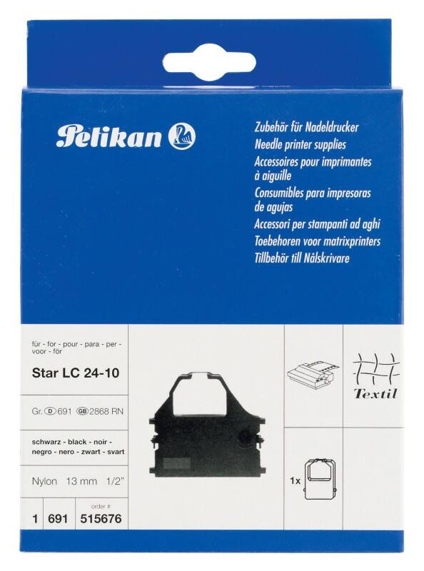 Pelikan Farbband 515676 1,2 cm Schwarz