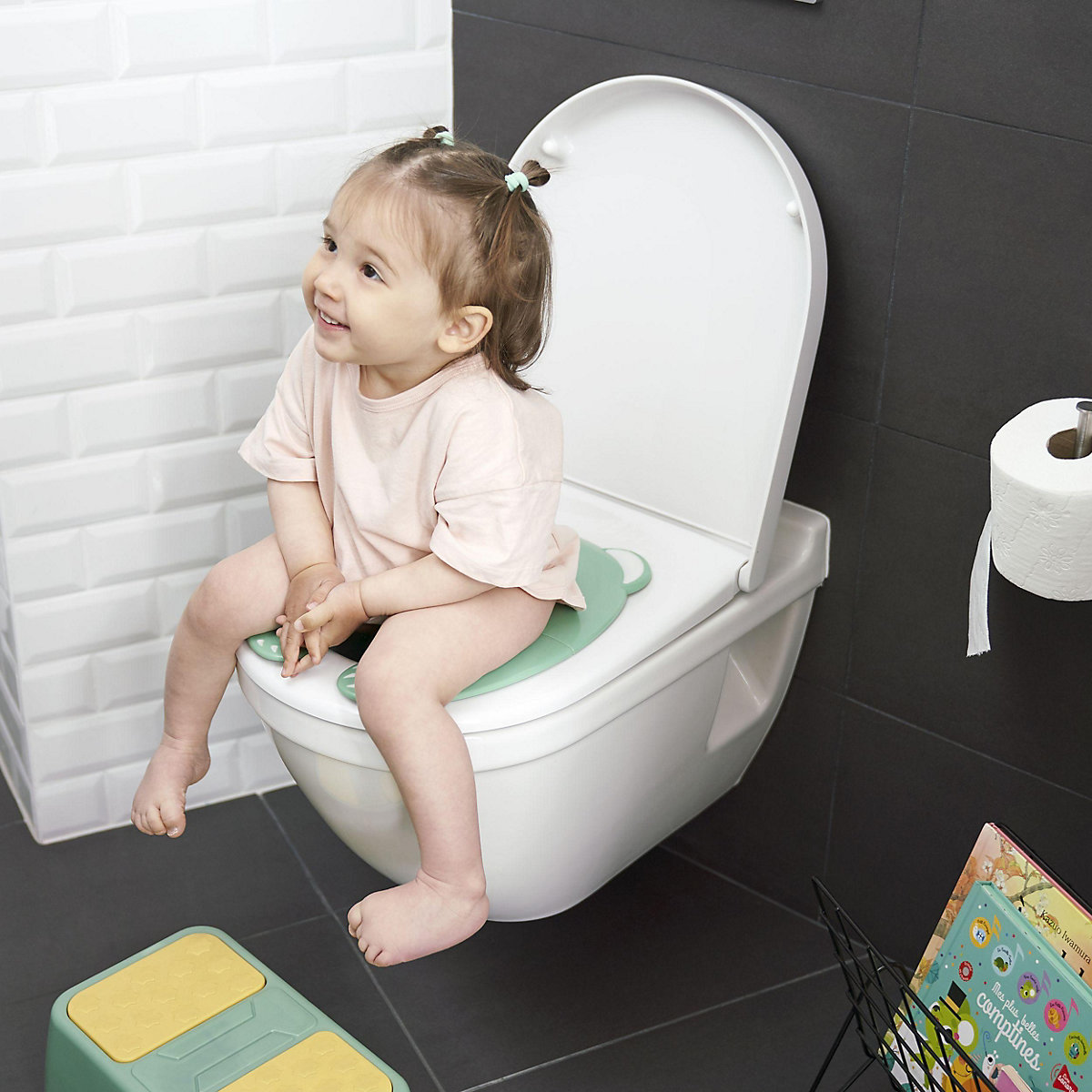 Faltbarer Toilettensitz für Kinder Bär