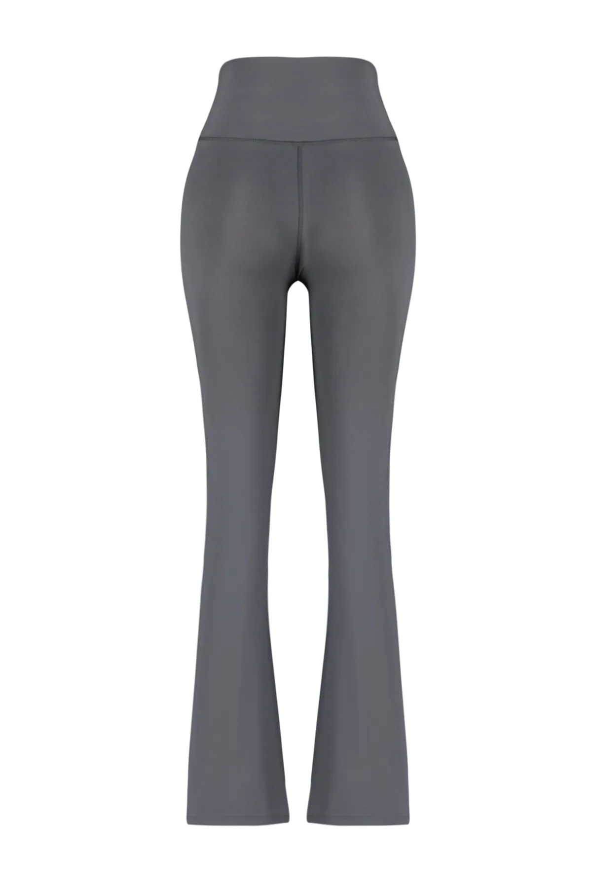 Trendyol Collection  Dunkelanthrazitfarbene, gebürstete, weiche Yoga-Sportleggings mit spanischen Beinen aus weichem Stoff THMSS24TY00019