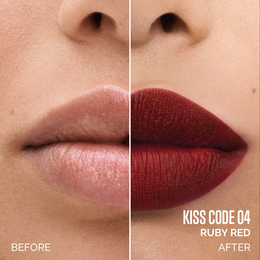 KISS CODE Lips - Lápiz labial, Lápiz labial mate