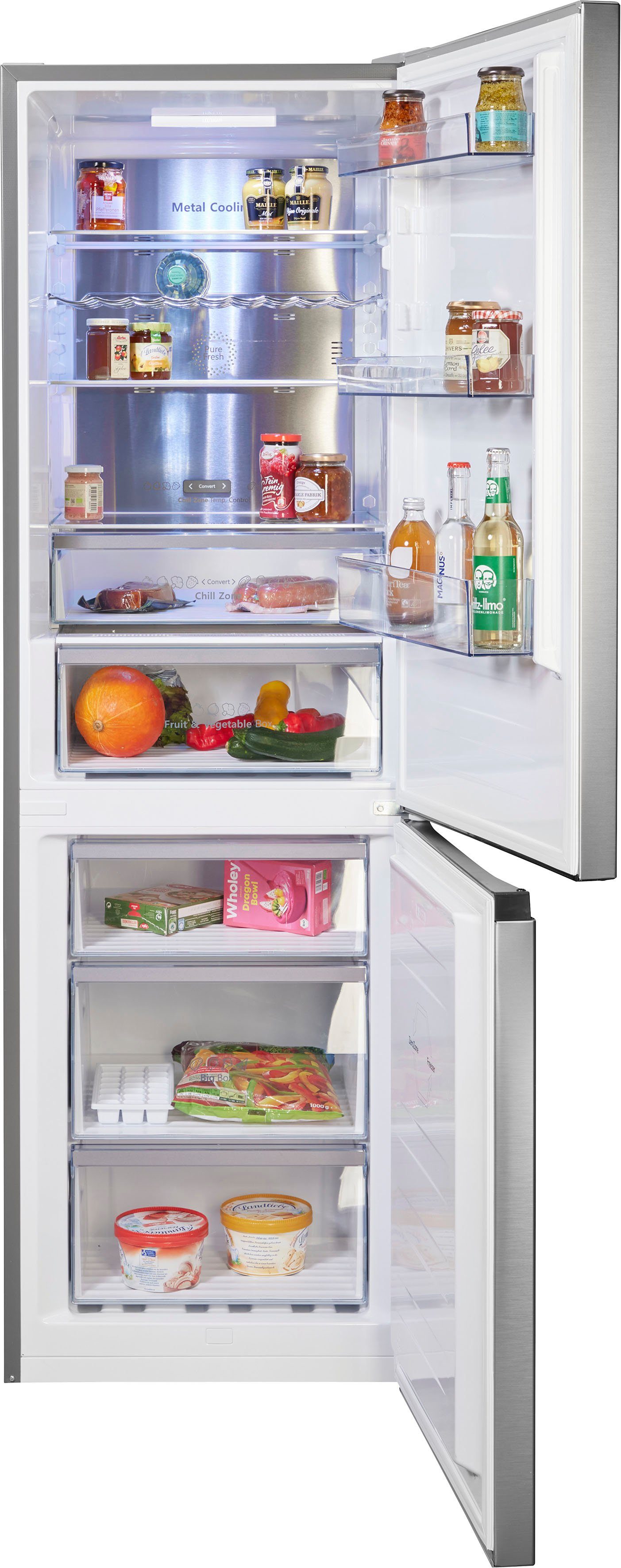 Hisense Kühl-/Gefrierkombination RB424N4CIC, 185 cm hoch, 60 cm breit