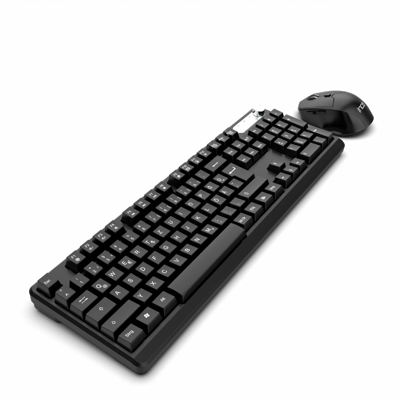 Inca IWS-549U Wiederaufladbare Tastatur und Maus set, wireless Set, Multimedia-Tastatur und Maus Set