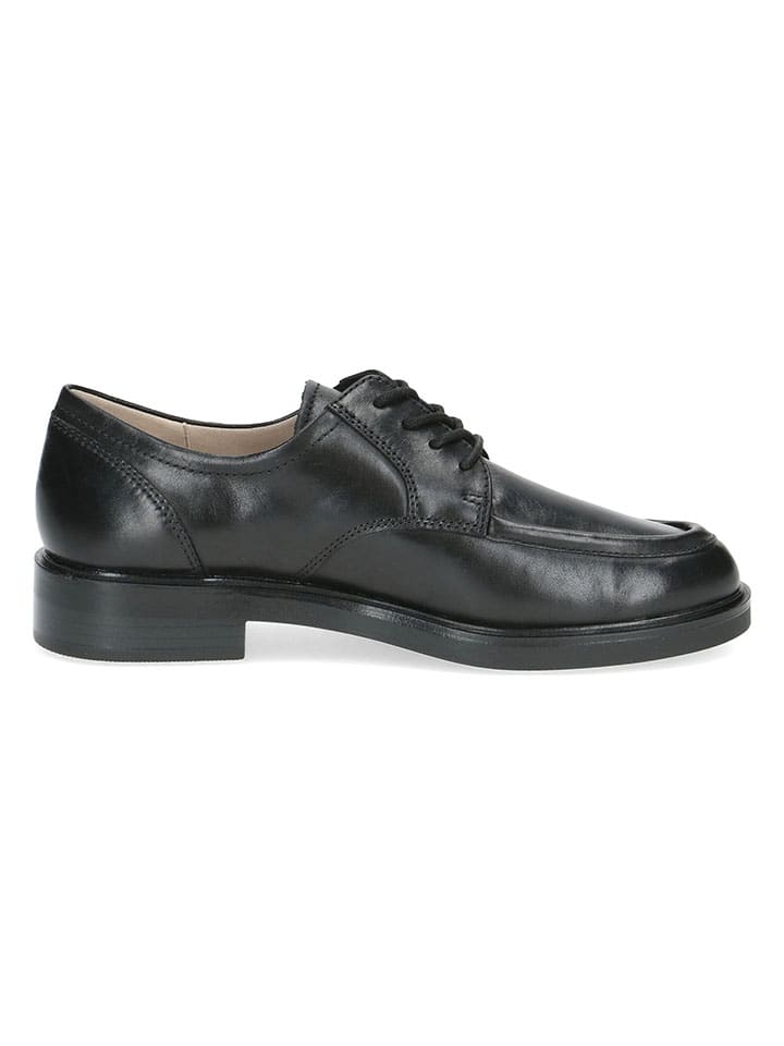 Caprice Leder-Schnürschuhe in Schwarz günstig kaufen