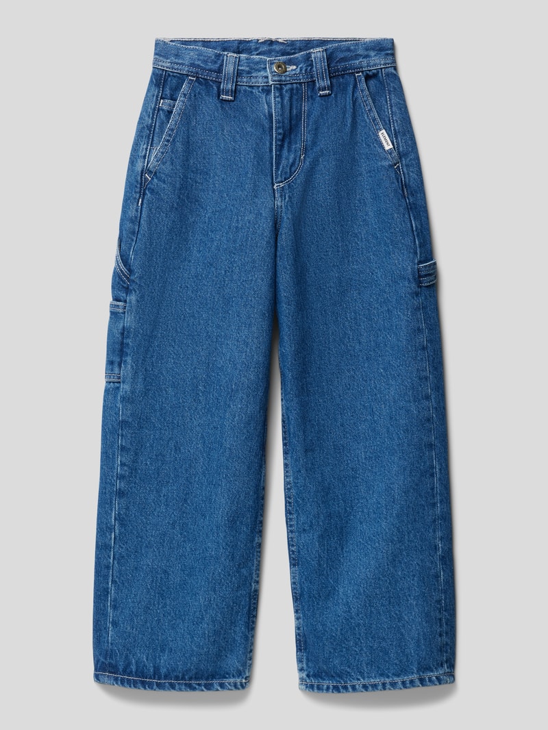 Jeans im 5-Pocket-Design Modell 'PAZ' in blau