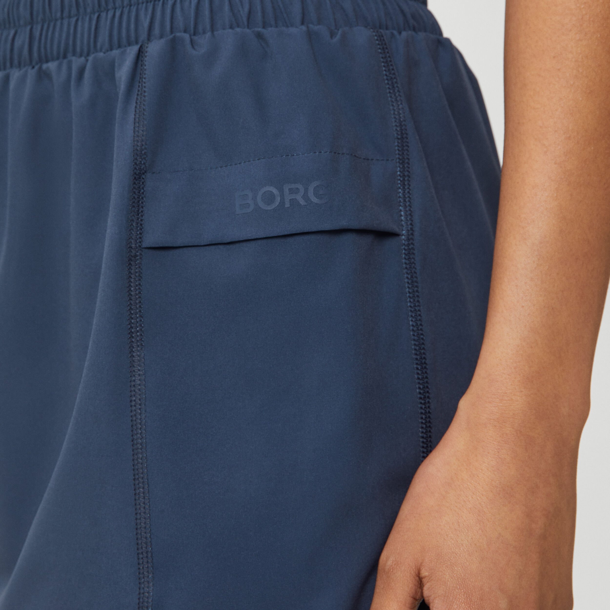 Borg Loose Shorts Damen - Blau