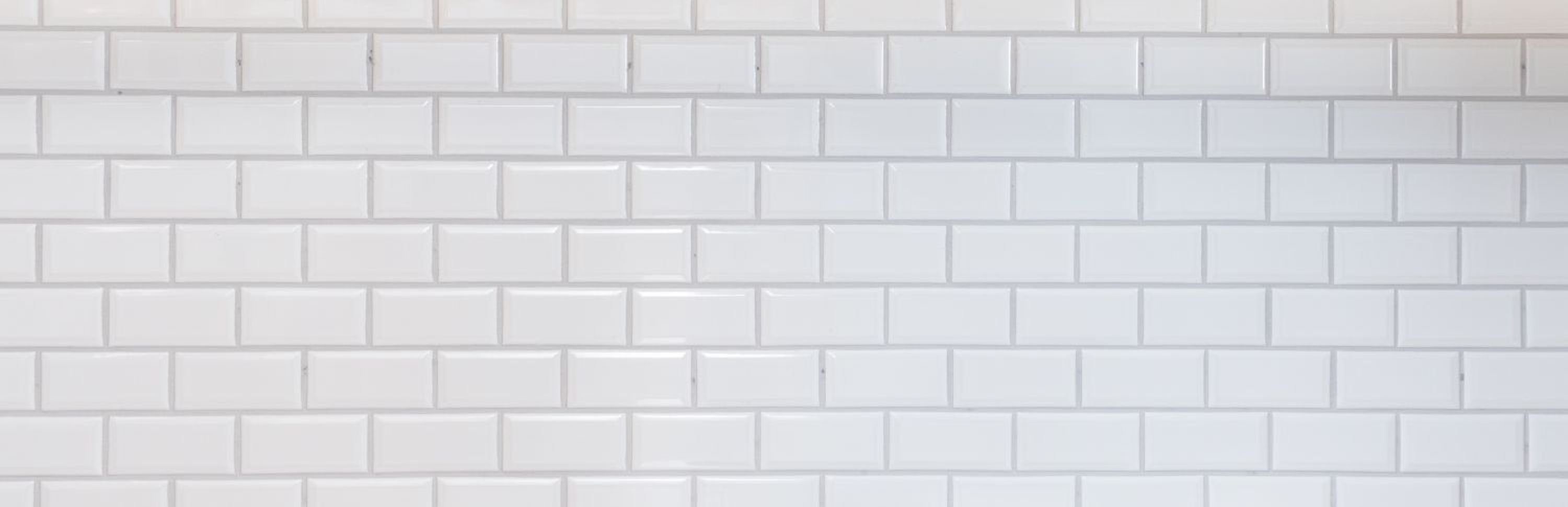 Mosani Mosaikfliesen Metro Subway WEISS Facette Mosaikfliese Keramik Küche Wand