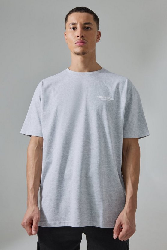 Man Active Oversize T-Shirt mit La Lift Club Print