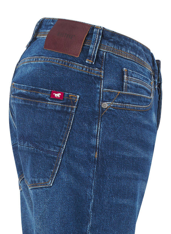 MUSTANG, Jeans Michigan, Straight Fit, Baumwoll-Stretch, blau