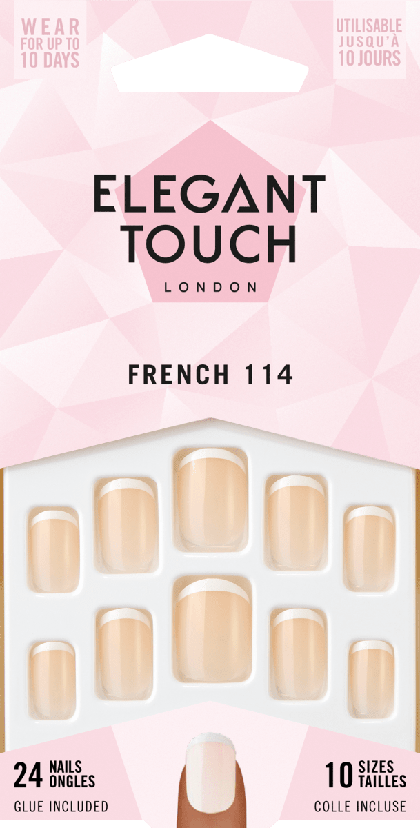 Künstliche Nägel Salon French 114, 24 St