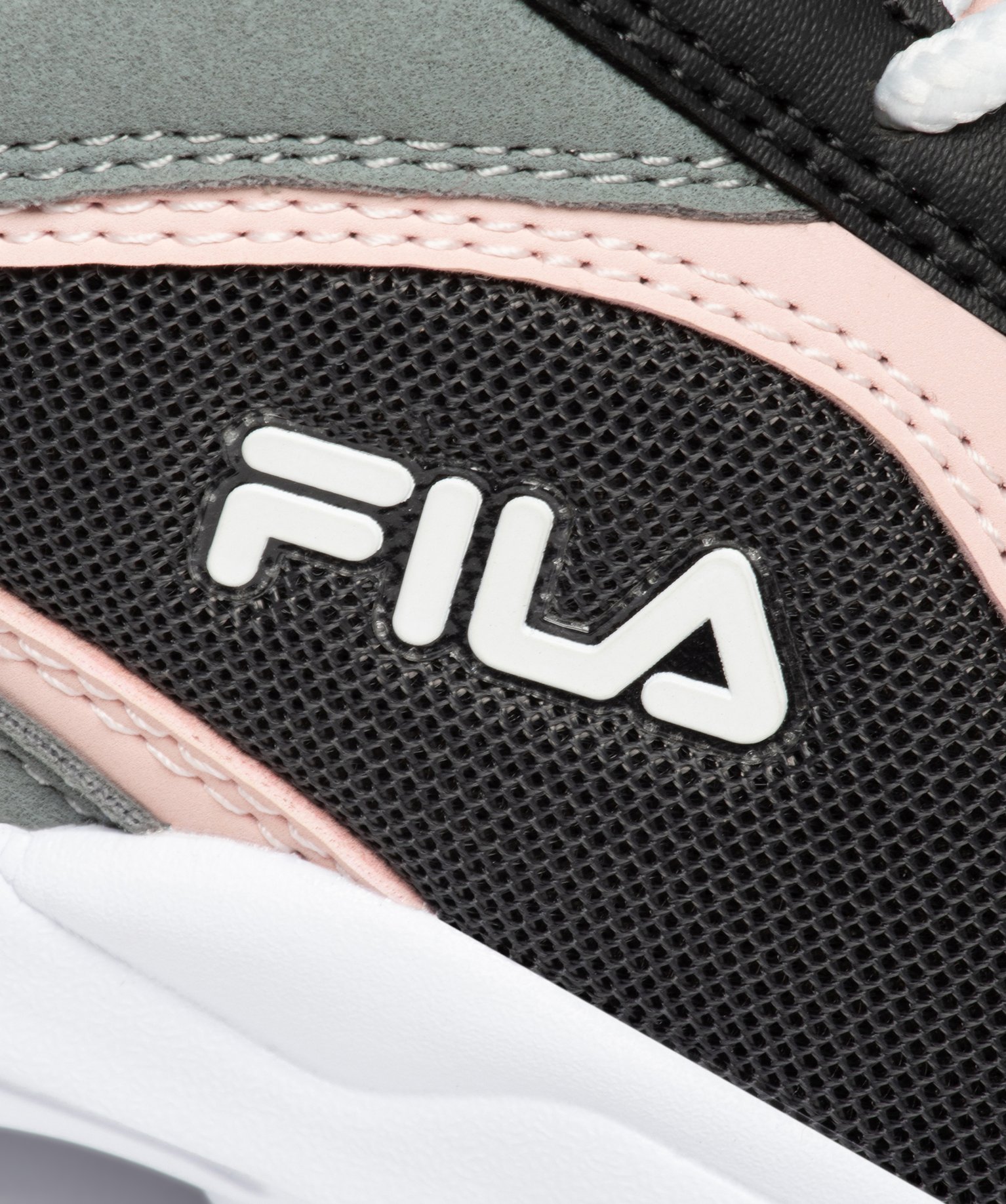 Baskets fille running légères et colorées – Fila Alamo gris | GEMO
