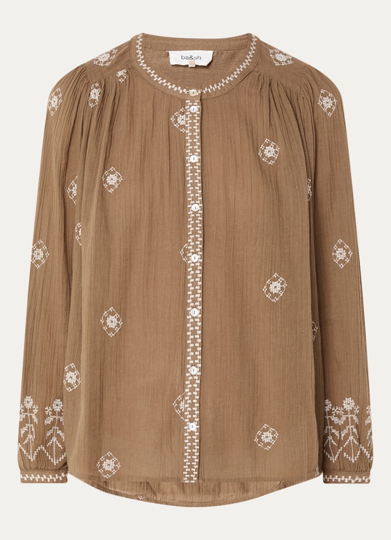 ba&sh Duha blouse with embroidery