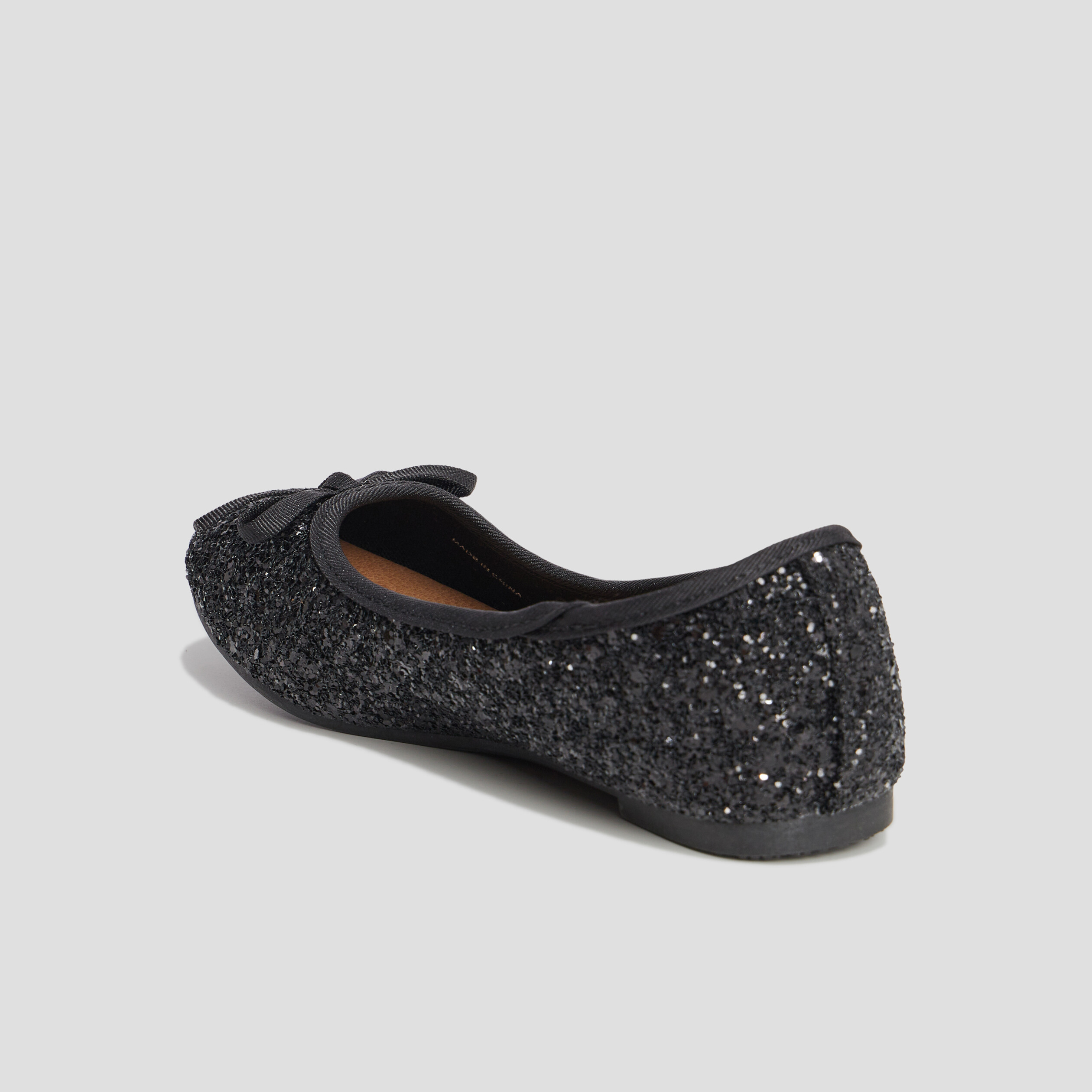 Ballerines à paillettes noir fille | La Halle
