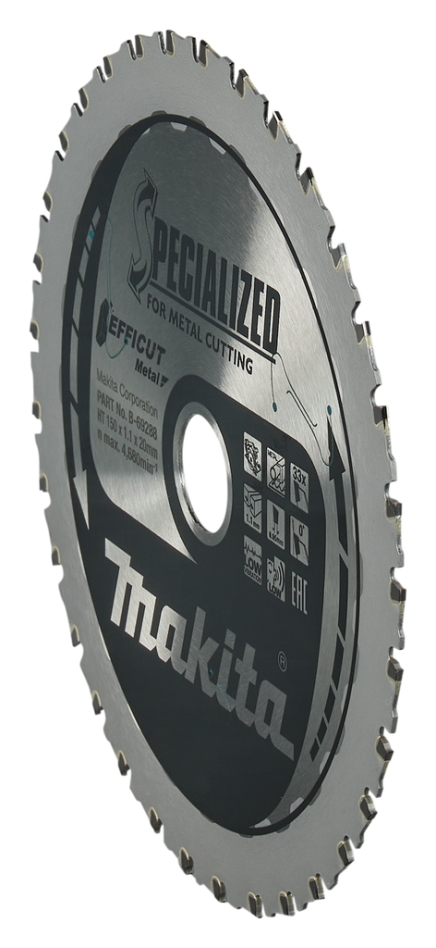 Makita Tilbehør B-69325 Sirkelsagblad for Metall Efficut 150 x 20 x 1.1 33T