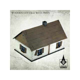 Poland 1939 Wooden Cottage with Privy