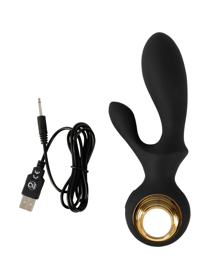 You2Toys Rabbitvibrator Inflatable Rabbit Vibrator in schwarz günstig kaufen 18 cm