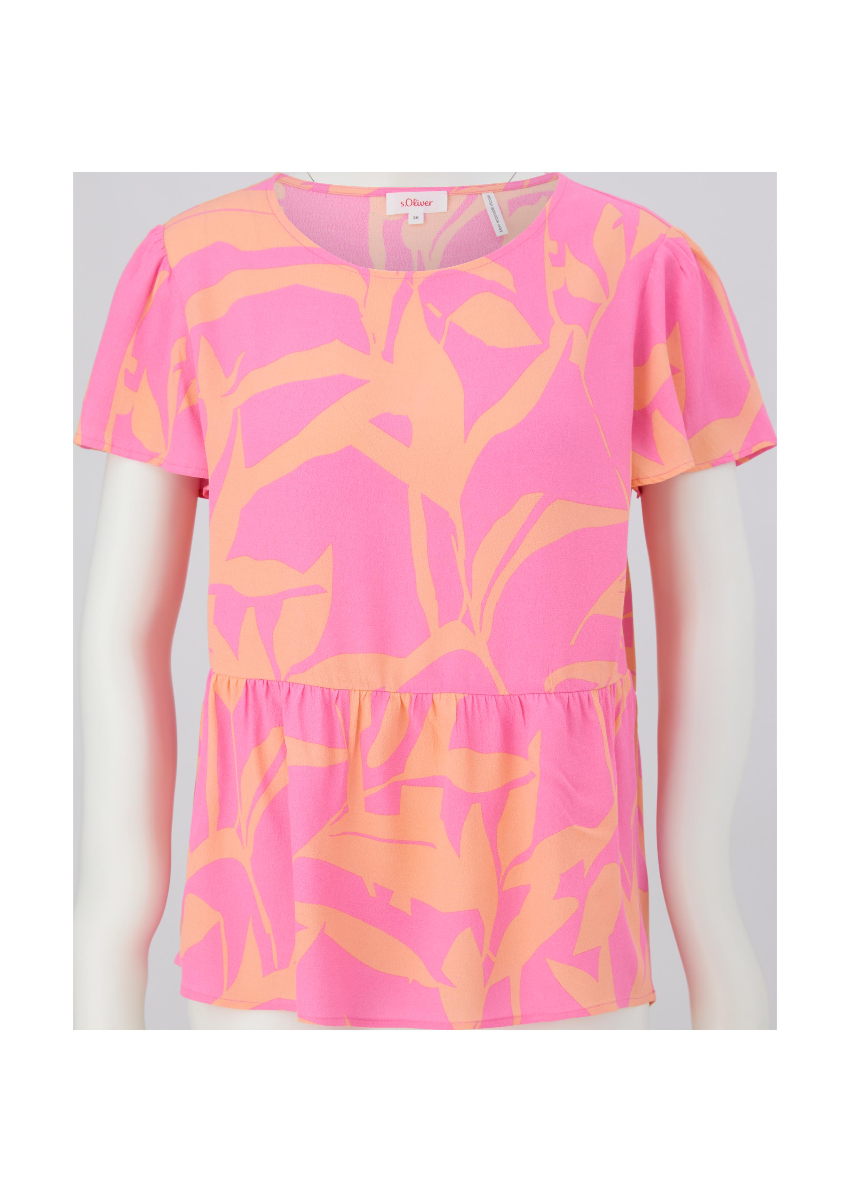 Bluse aus Viskose-Crêpe  2131914-44A3