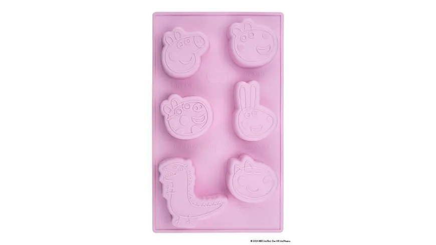 Dr.Oetker Silikonform Mini Küchlein Peppa pink