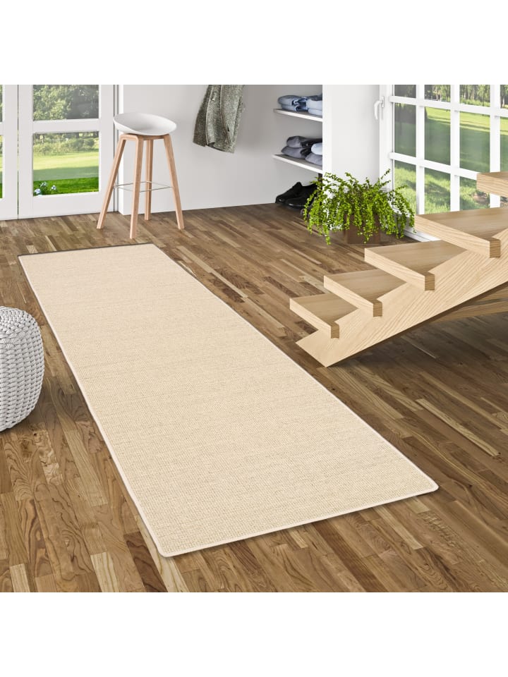 Snapstyle Sisal Natur Läufer Teppich in Hirse günstig kaufen