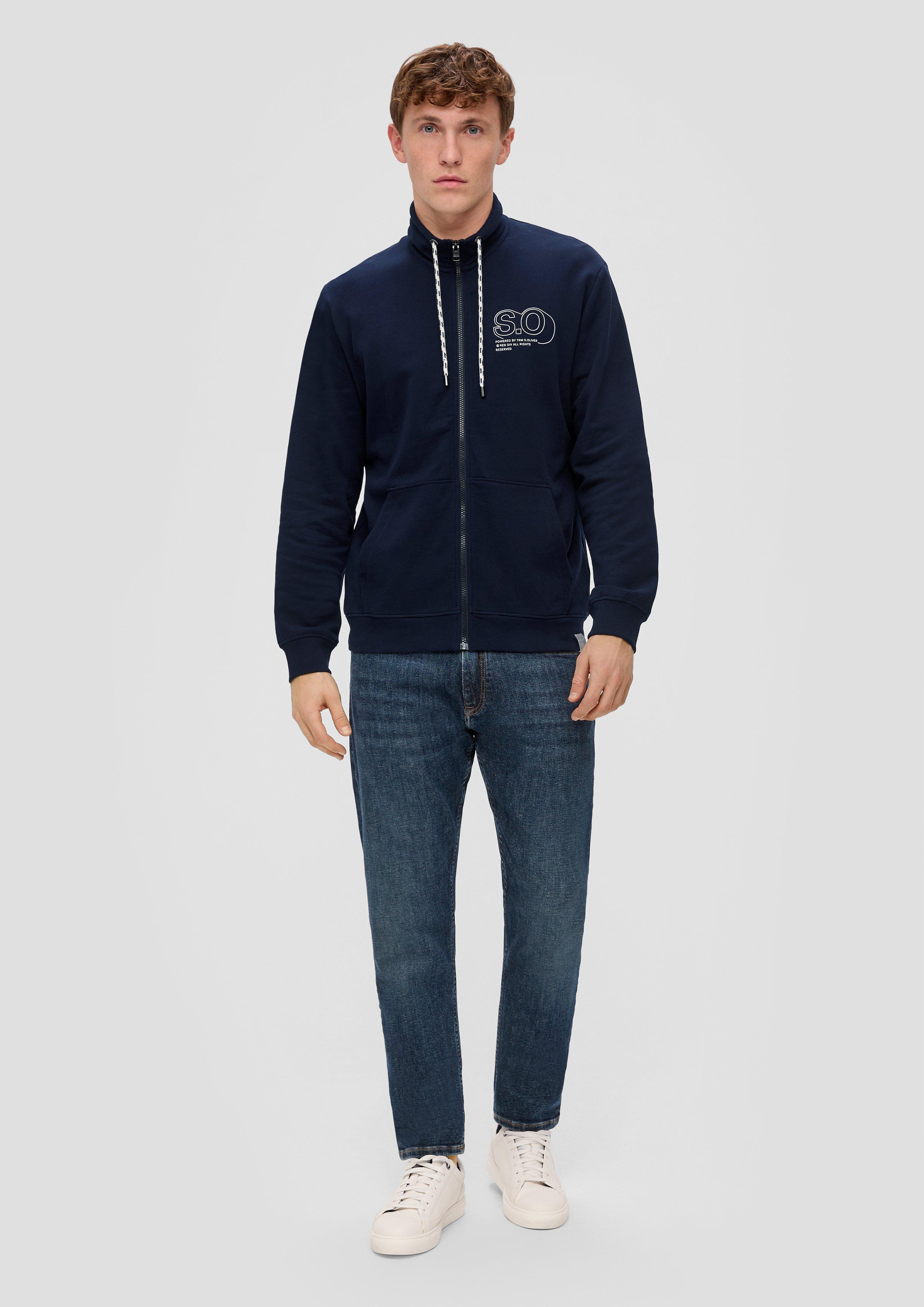 Sweatjacke mit hohem Stehkragen  2146005-59D1