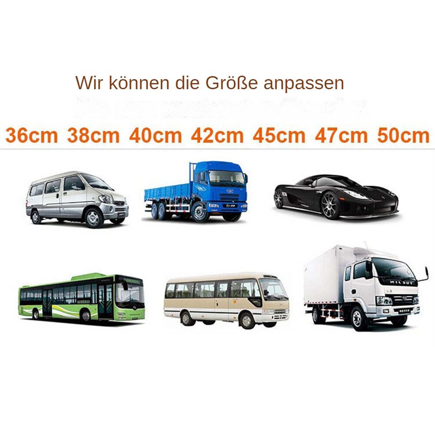 flowgoer Lenkradbezug LKW-SUV-Auto-Lenkradbezug aus Leder