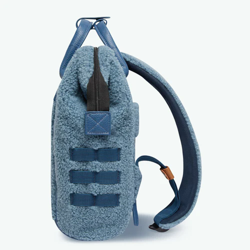 Adventurer Small Cork Backpack with 1 Pocket, Blue