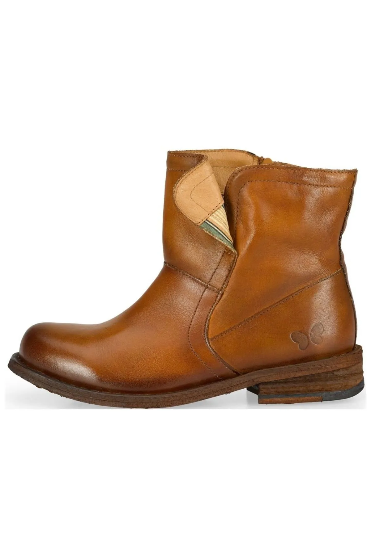 Felmini  Stiefelette - Braun - Blockabsatz