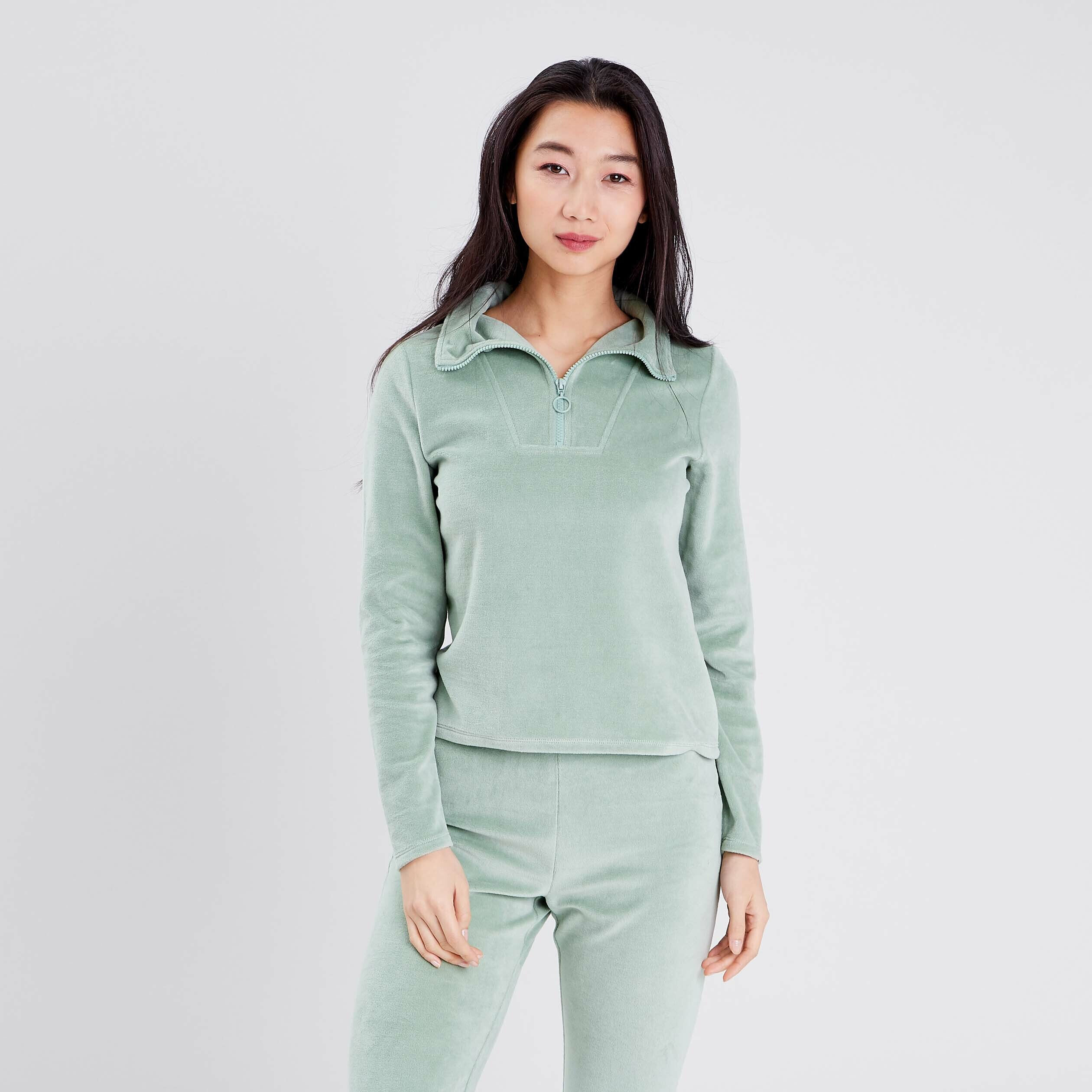 Haut de pyjama vert pastel femme | Cache Cache