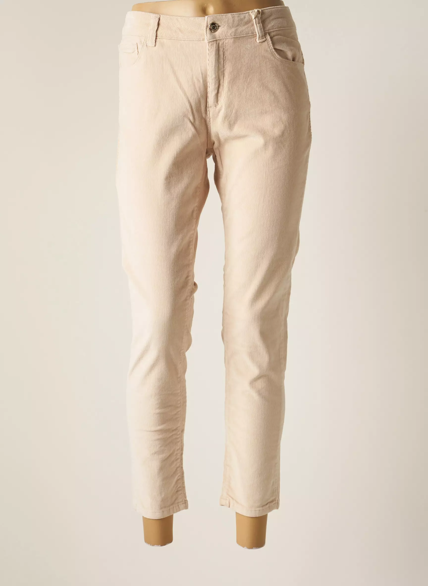 Fracomina Pantalon7 8 Femme couleur beige