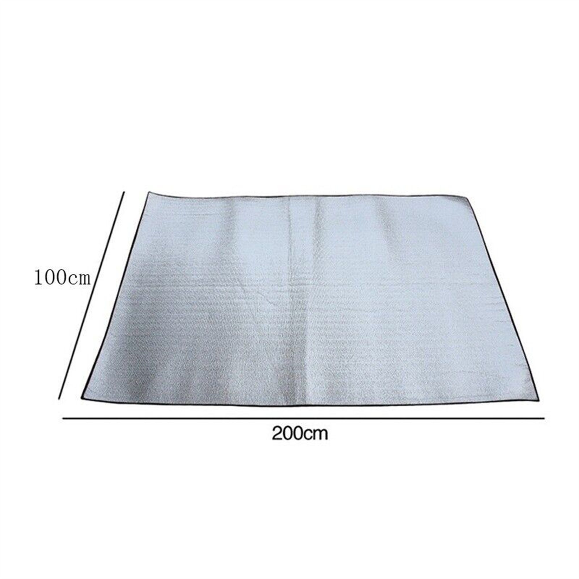 flowgoer Bodenkissen Isomatte Unterlage Alu Matte Thermomatte EVA Outdoor Camping
