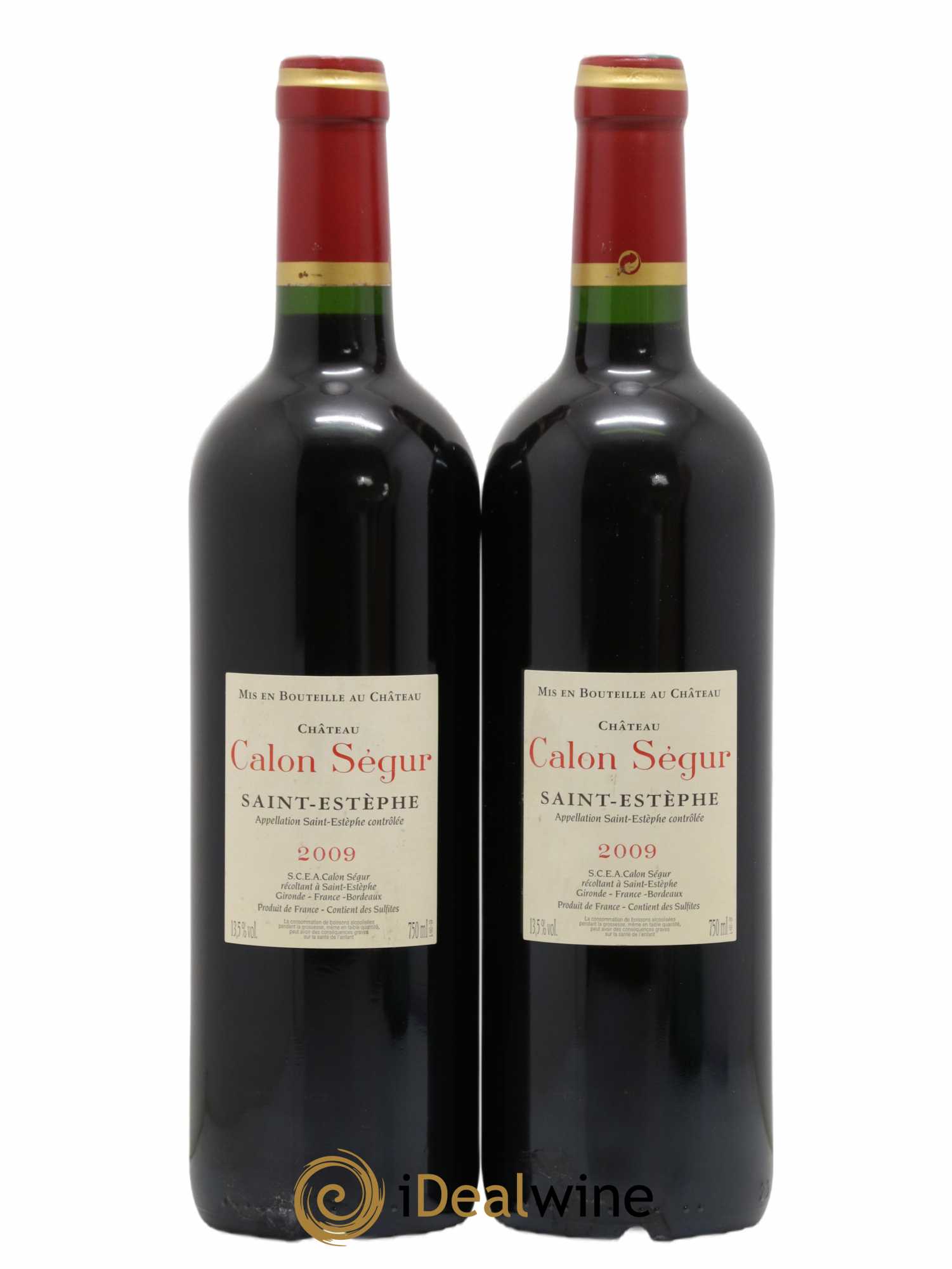 Château Calon Ségur 3ème Grand Cru Classé  2009 - Lot de 2 Bouteilles