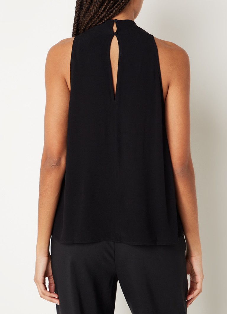 ba&sh Tindy halter top with waterfall neckline
