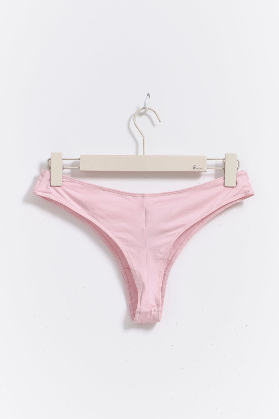 V-shaped cotton thong