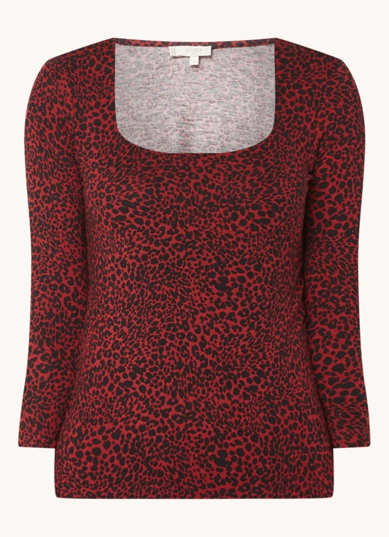 Top Hobbs Debbie con stampa animalier