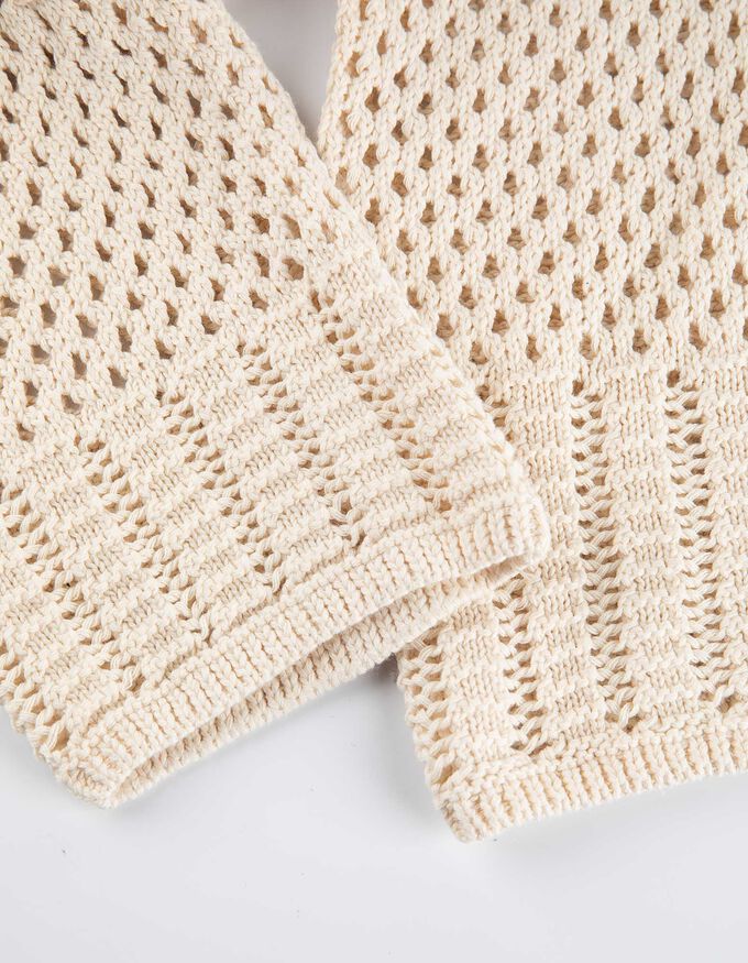 Strickpullover - Lochstrick