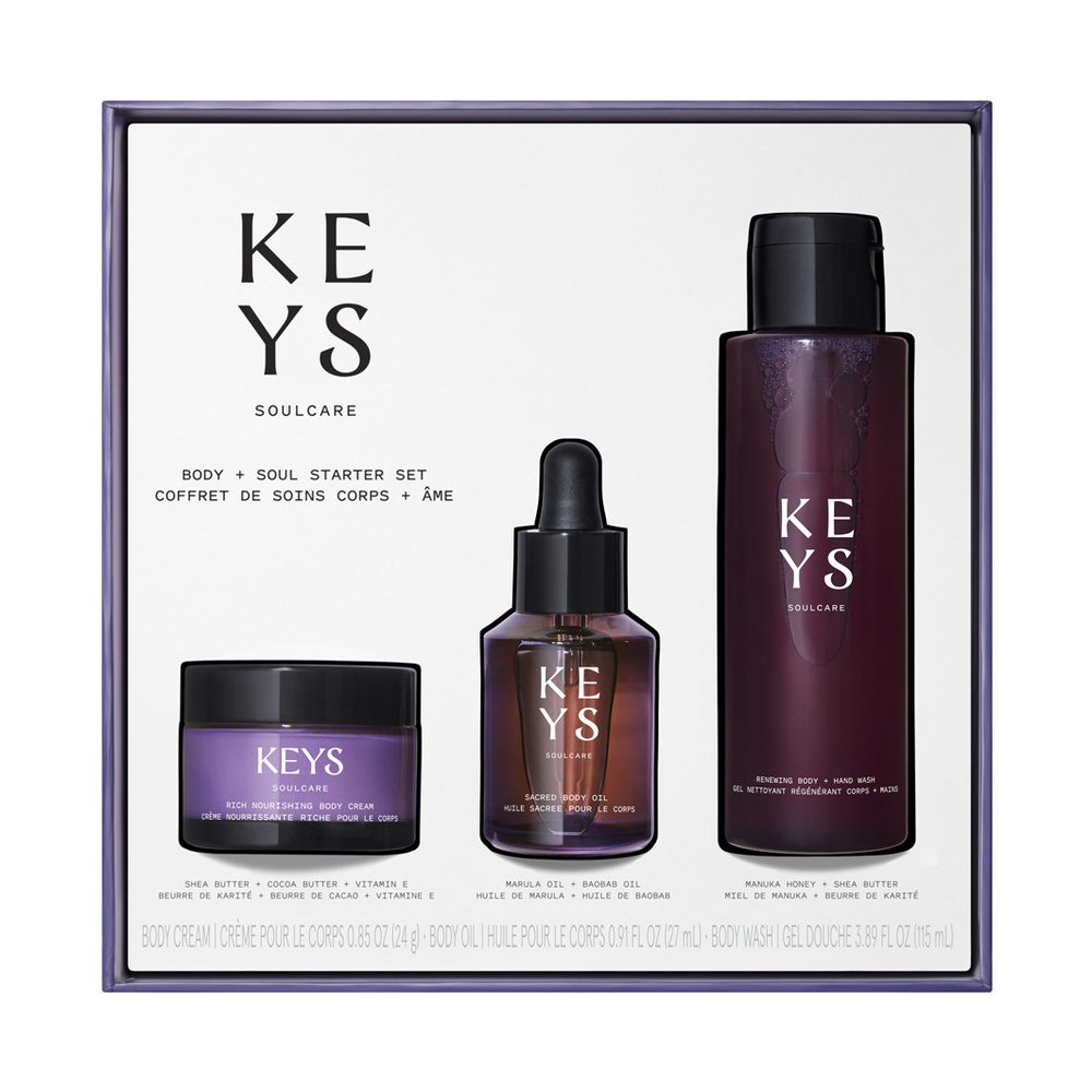 keys soulcare Kit de démarrage corps et âme 3 essentiels corps