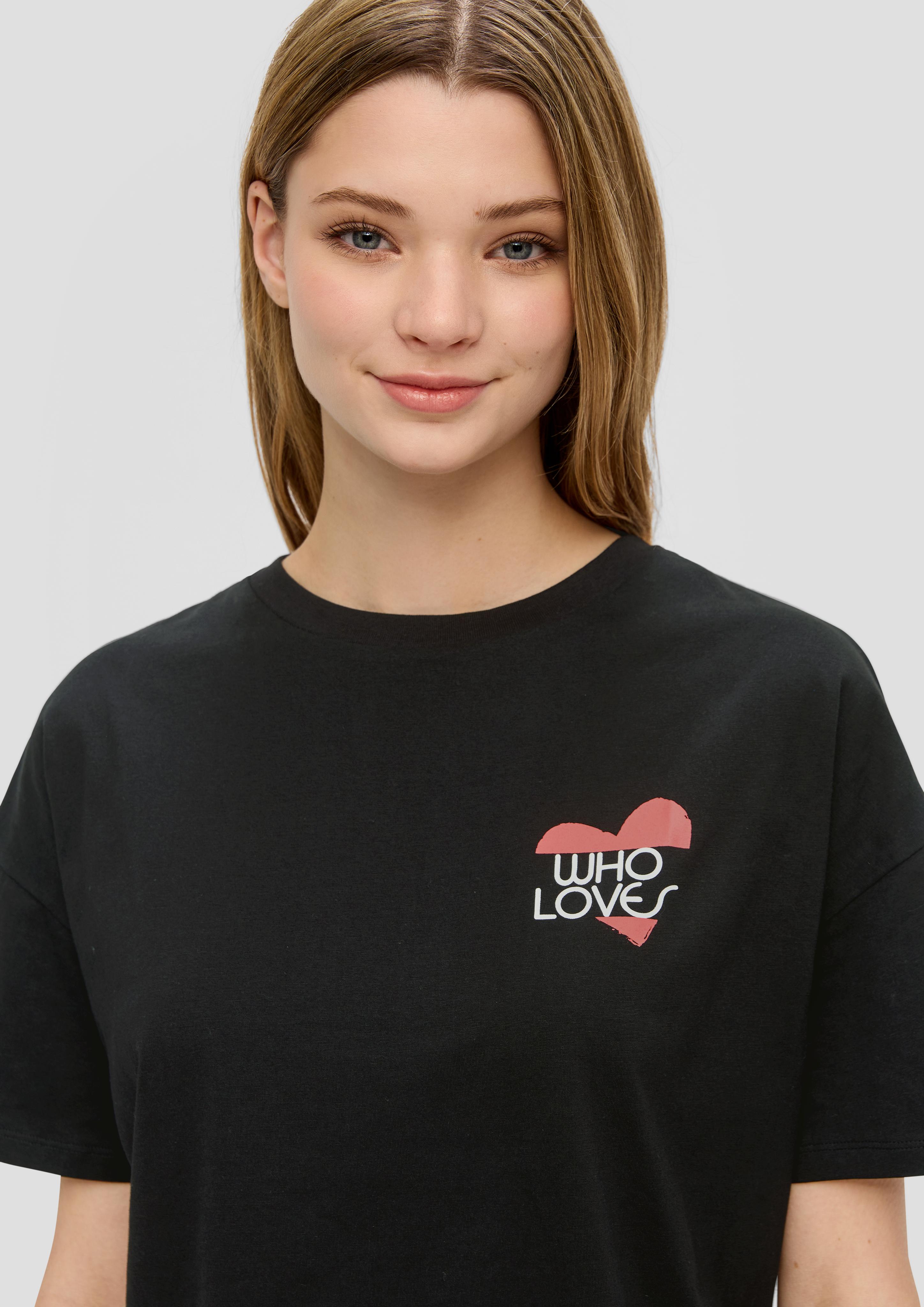 Oversize T-Shirt mit Frontprint  2154074-99D0