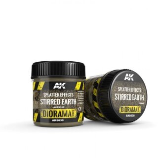 AK Splatter Effects Stirred Earth 100ml (Acryl)