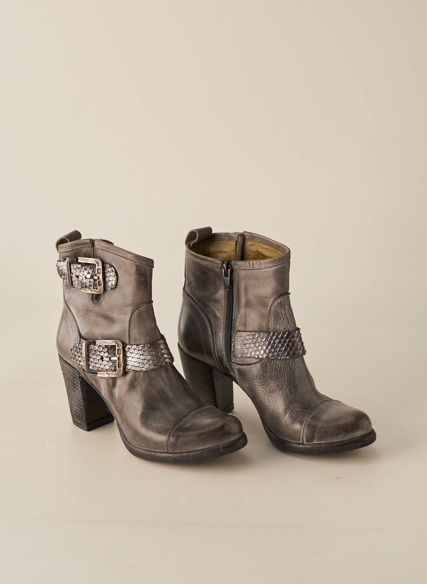 Life Bottines Femme couleur gris