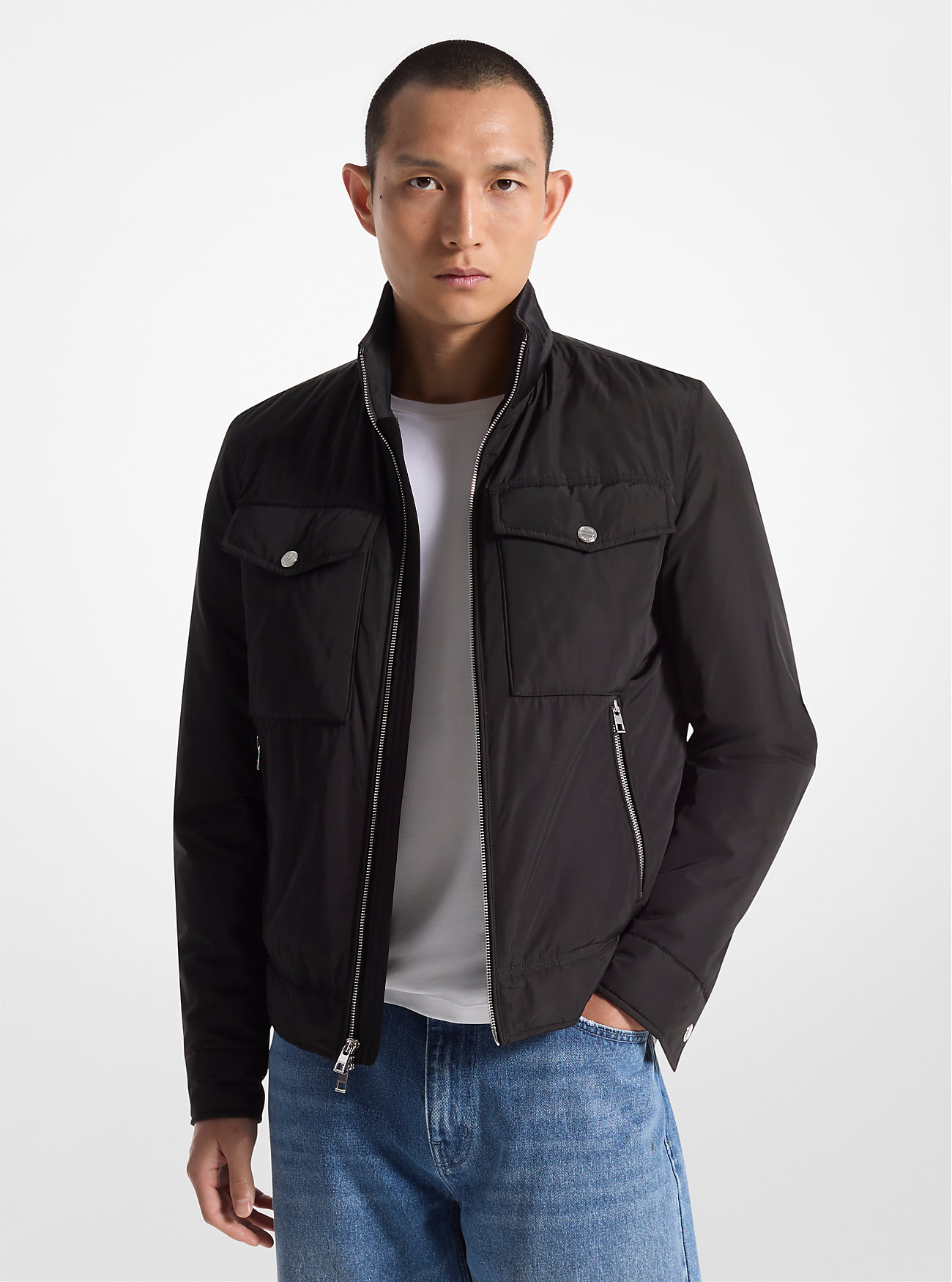 Blouson Jacket - BLACK