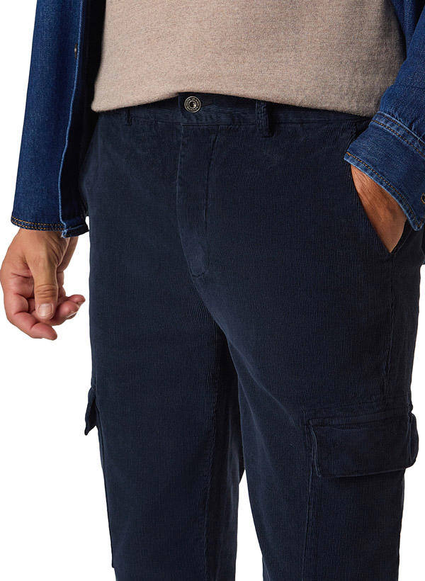 Pepe Jeans, Cargohose, Slim Fit, Cord, nachtblau