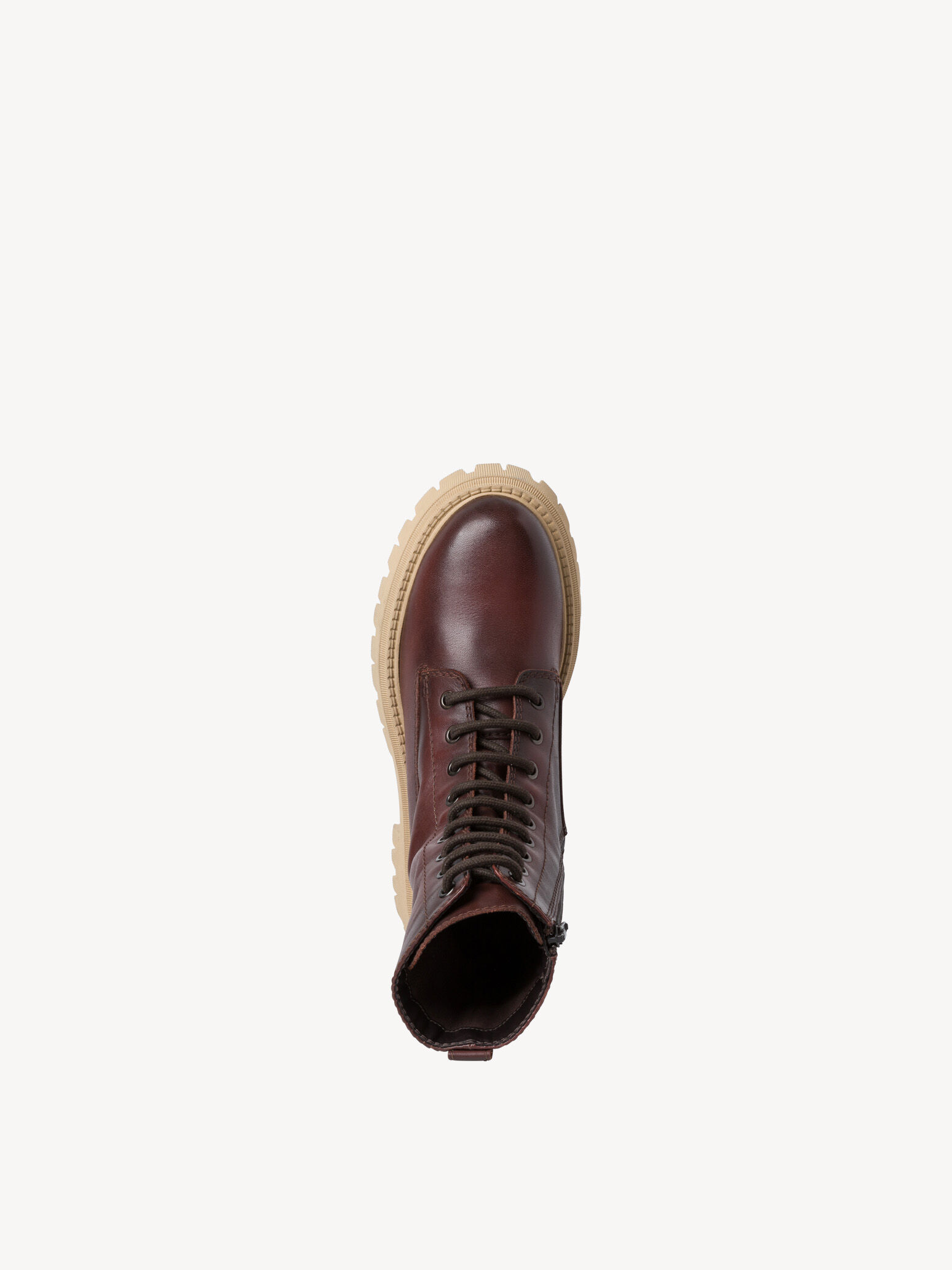 Bottine en cuir - marron