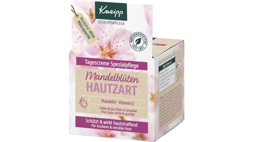 Kneipp Tagescreme Spezialpflege Mandelblüten Hautzart 50 ml