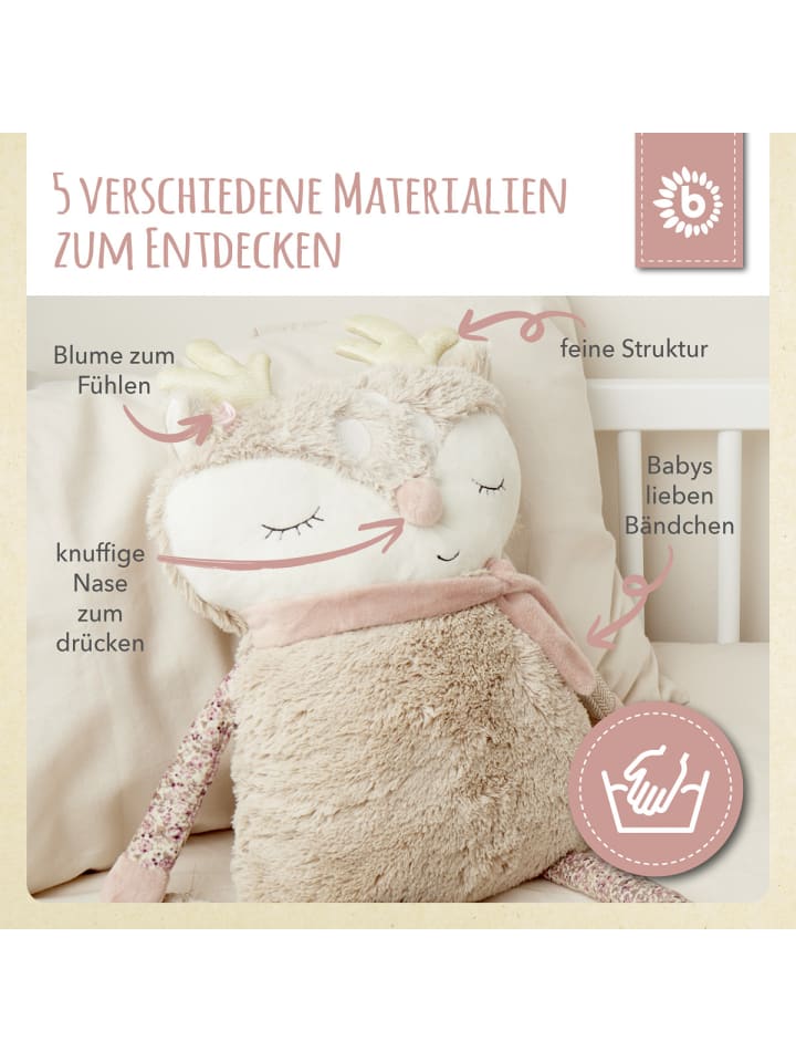 Bieco Spielwaren Kuscheltier Plüsch Großes Reh - ab Geburt in Beige günstig kaufen onesize