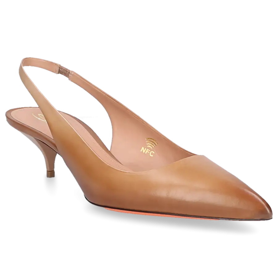 Santoni - Slingpumps 59996 Nappaleder - beige