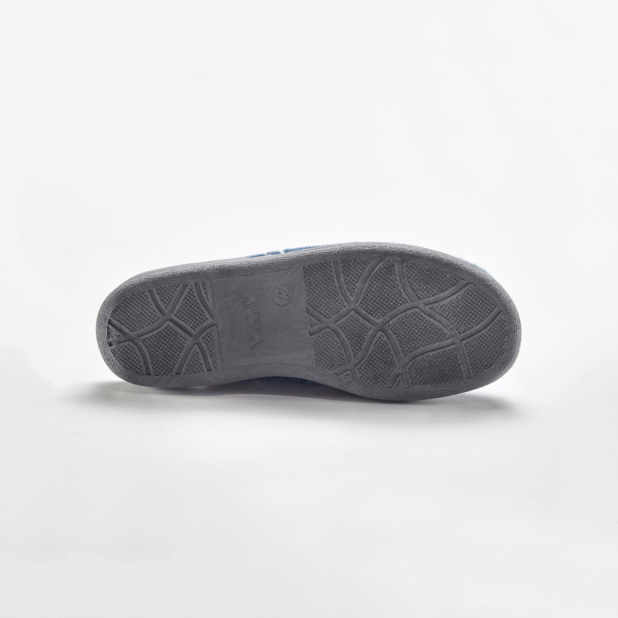 Chaussons mules fourrés brodés