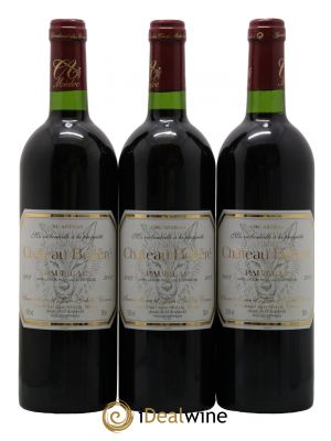 Pauillac Chateau Behere 2002 - Lot de 3 Bouteilles