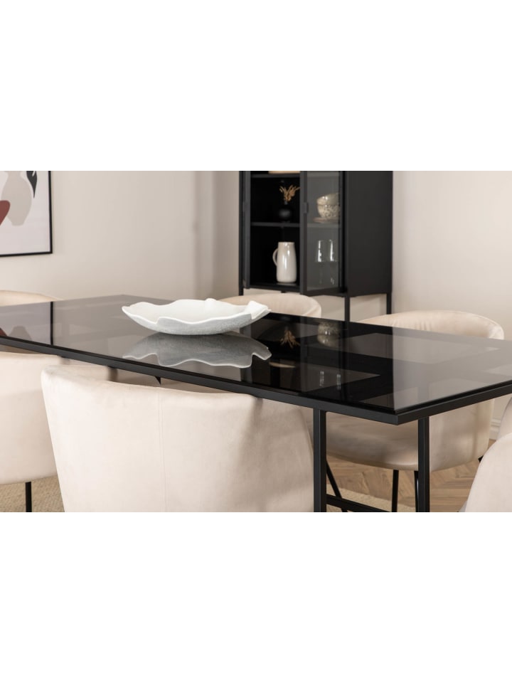 ebuy24 Essgruppe Leif (7-teilig) Grau 90 x 200 cm günstig kaufen onesize