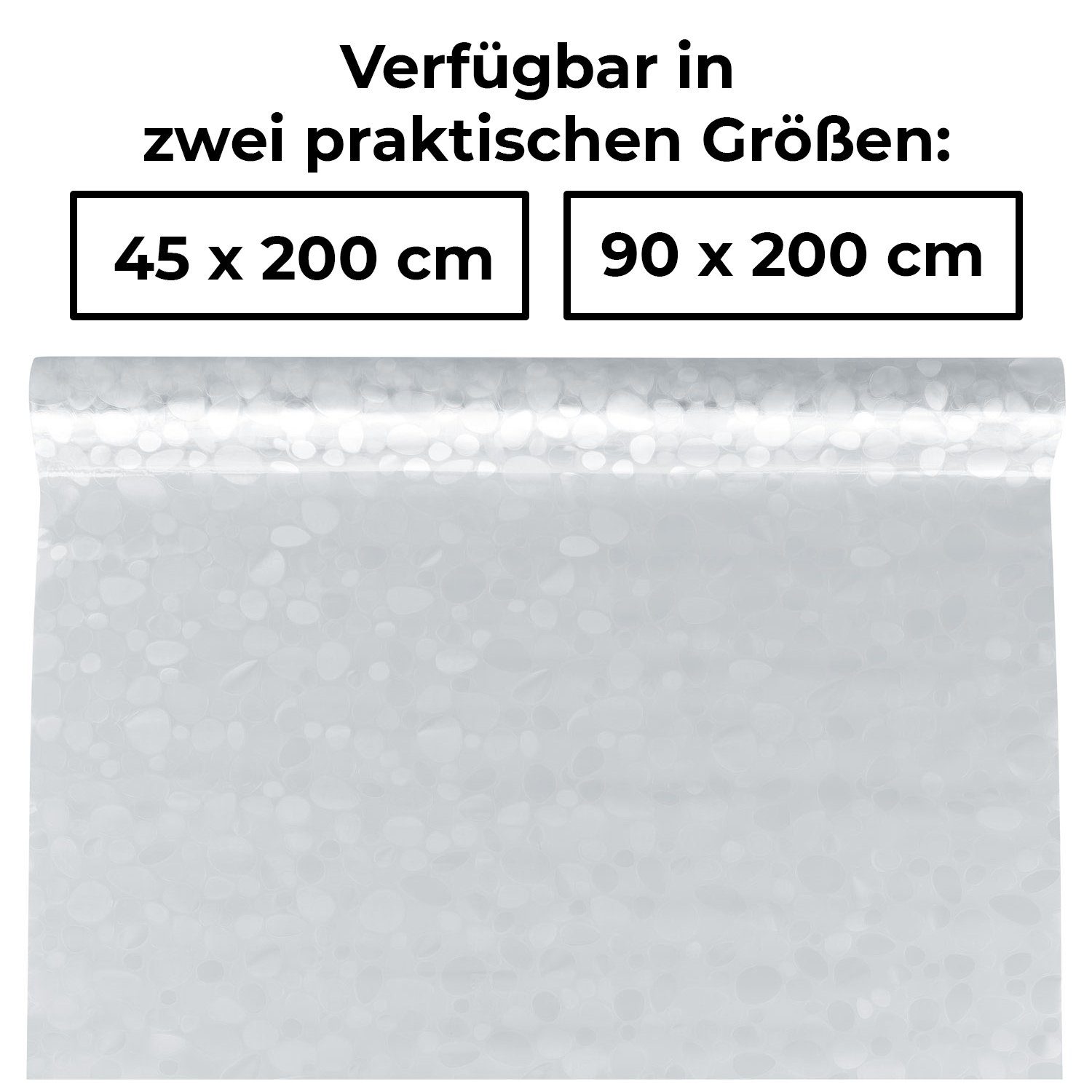 Fensterfolie Fensterfolie Sichtschutzfolie, Stein-Optik, SELBSTKLEBEND, statisch haftend, Blickschutzfolie für Fenster, Tür, Glas-Trennwand für Küche Bad und Büro, shelfmade